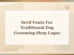 Classic Serifs for a Distinguished Grooming Brand